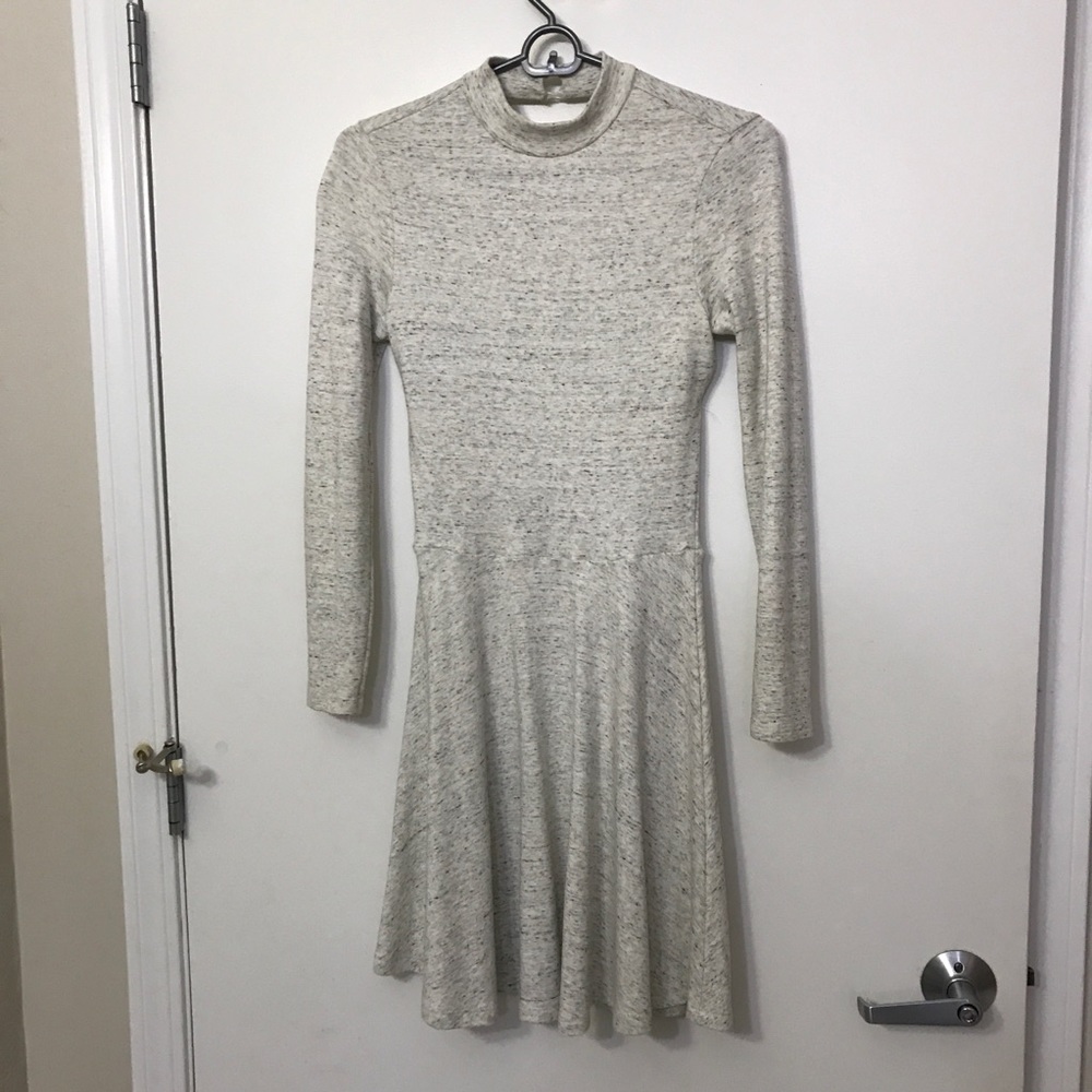 American apparel long sleeve dress with open back